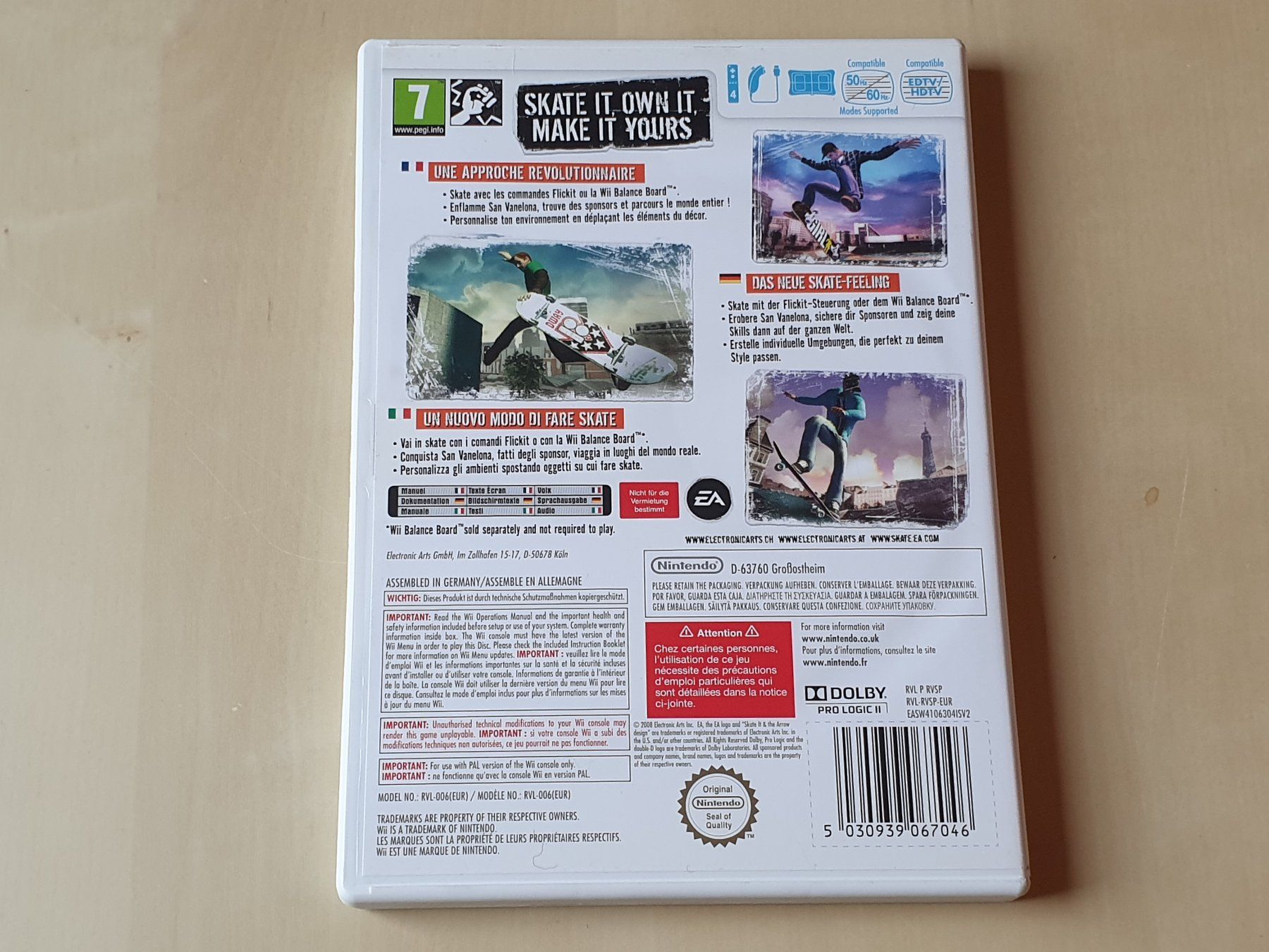 Nintendo Giochi: Skate it – Usato da Stansstad venduto da collectorsshop 1