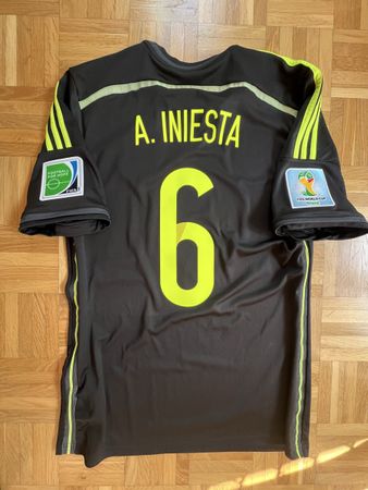 Original Iniesta Spanien 2014 Trikot M