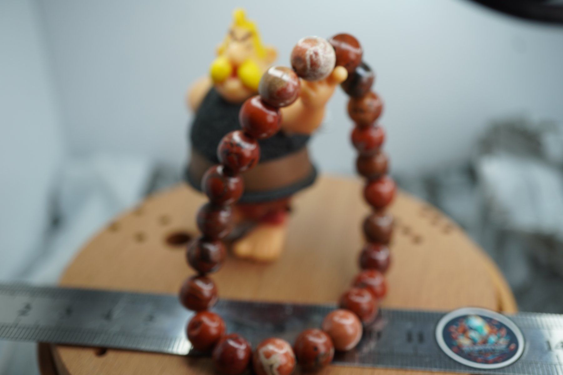 Minerali & Pietre curative: Jaspis Kugel   Armband    (Räumung!) – Nuovo e nell'imballaggio originale da Eschenbach SG venduto da topstone 2