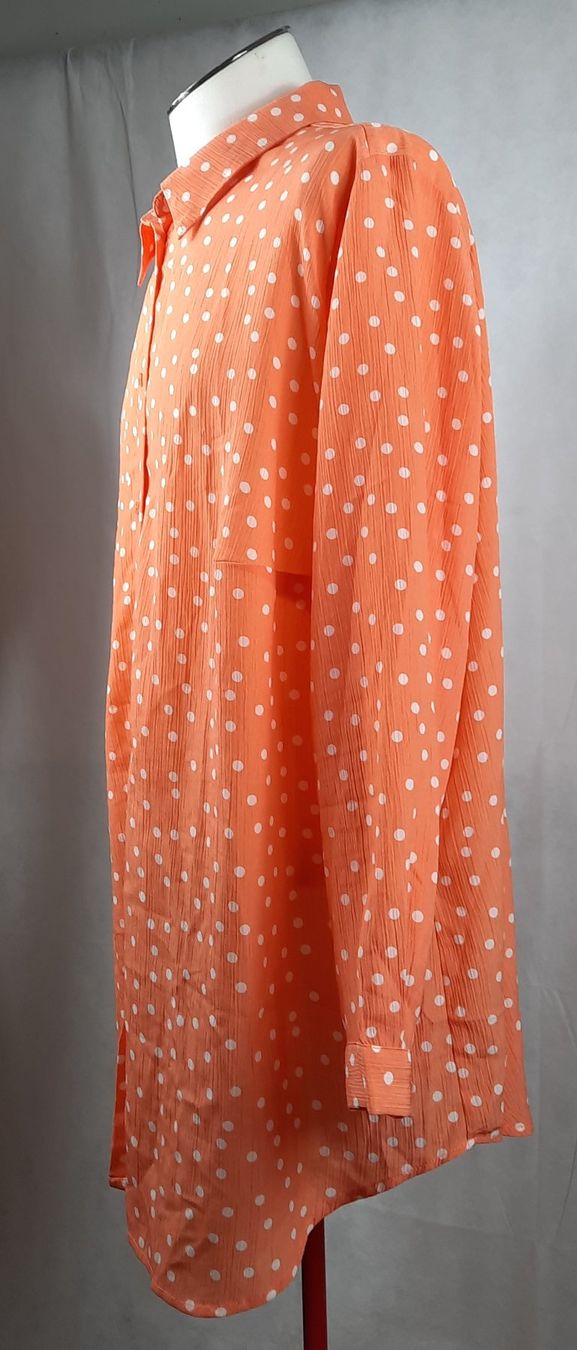Camicette: STUDIO UNTOLD Damen Polka-Dot Bluse Orange Gr. 54/56 – Nuovo (secondo la descrizione) da Seuzach venduto da VT-Collections2 2