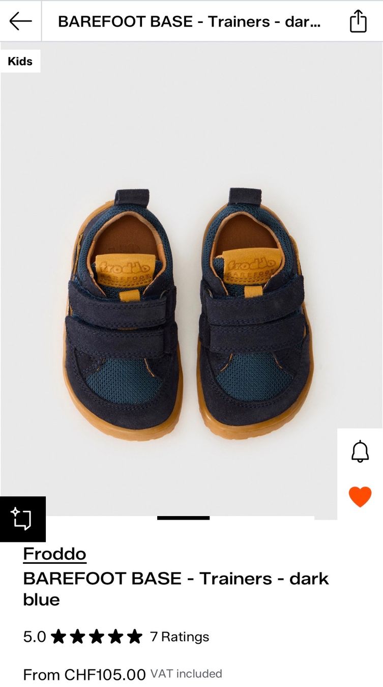 Froddo Scarpe per ragazzi: Froddo barefoot spring size 22 like new – Usato da Zürich venduto da CVMK 2