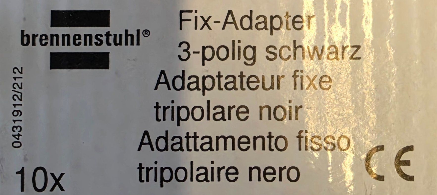 Unità & Adattatore: Fix Adapter Schuko Stecker Typ 2 auf Typ 1 Haus Strom smart – Usato da Andelfingen venduto da benoya 5