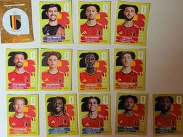 Panini 2026 WM USA BEL Belgien 13 Stk. (Preis pro Stück!!!)