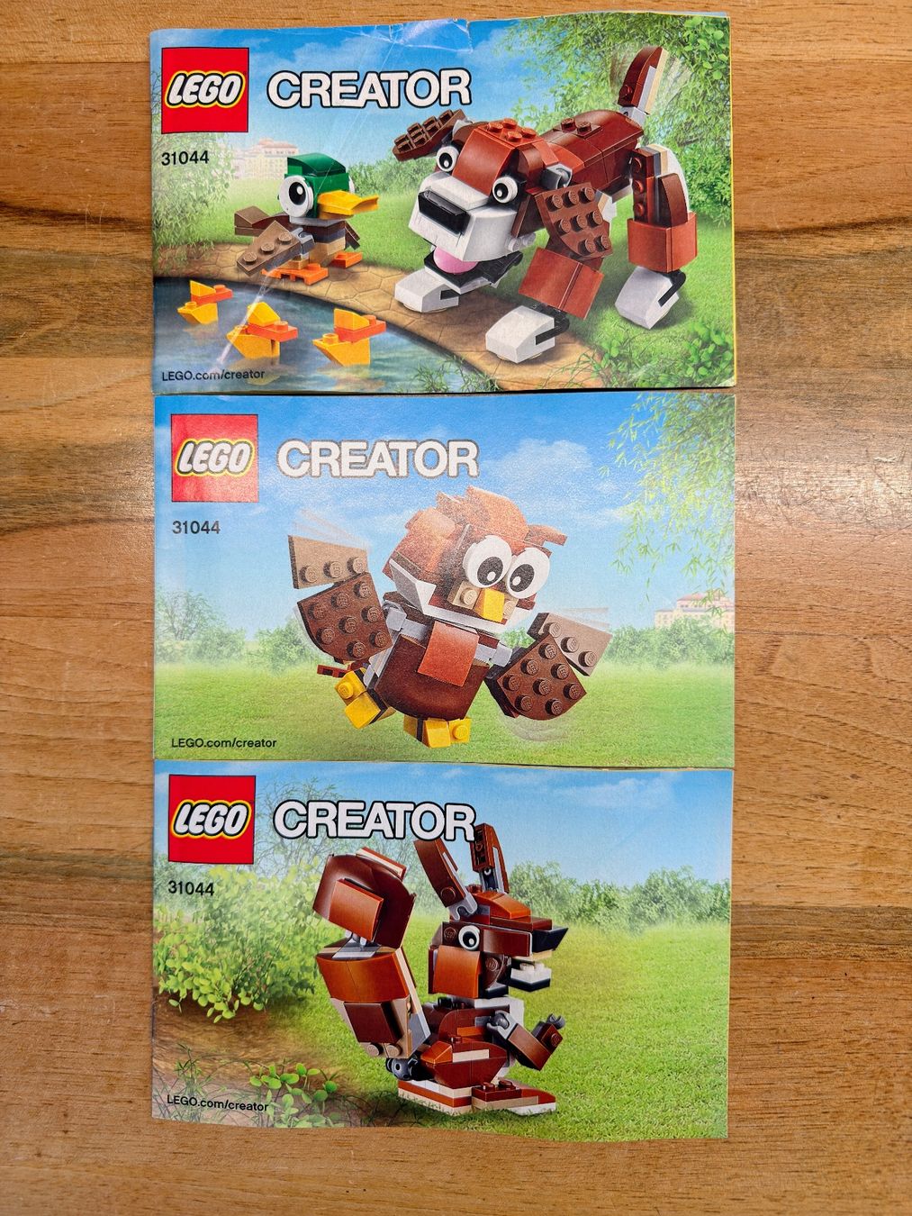 Lego Kit di costruzioni: LEGO Creator 31044, 3-in-1 Hund mit Ente/Eule/Eichhörnchen – Usato da Thalwil venduto da Insilentio