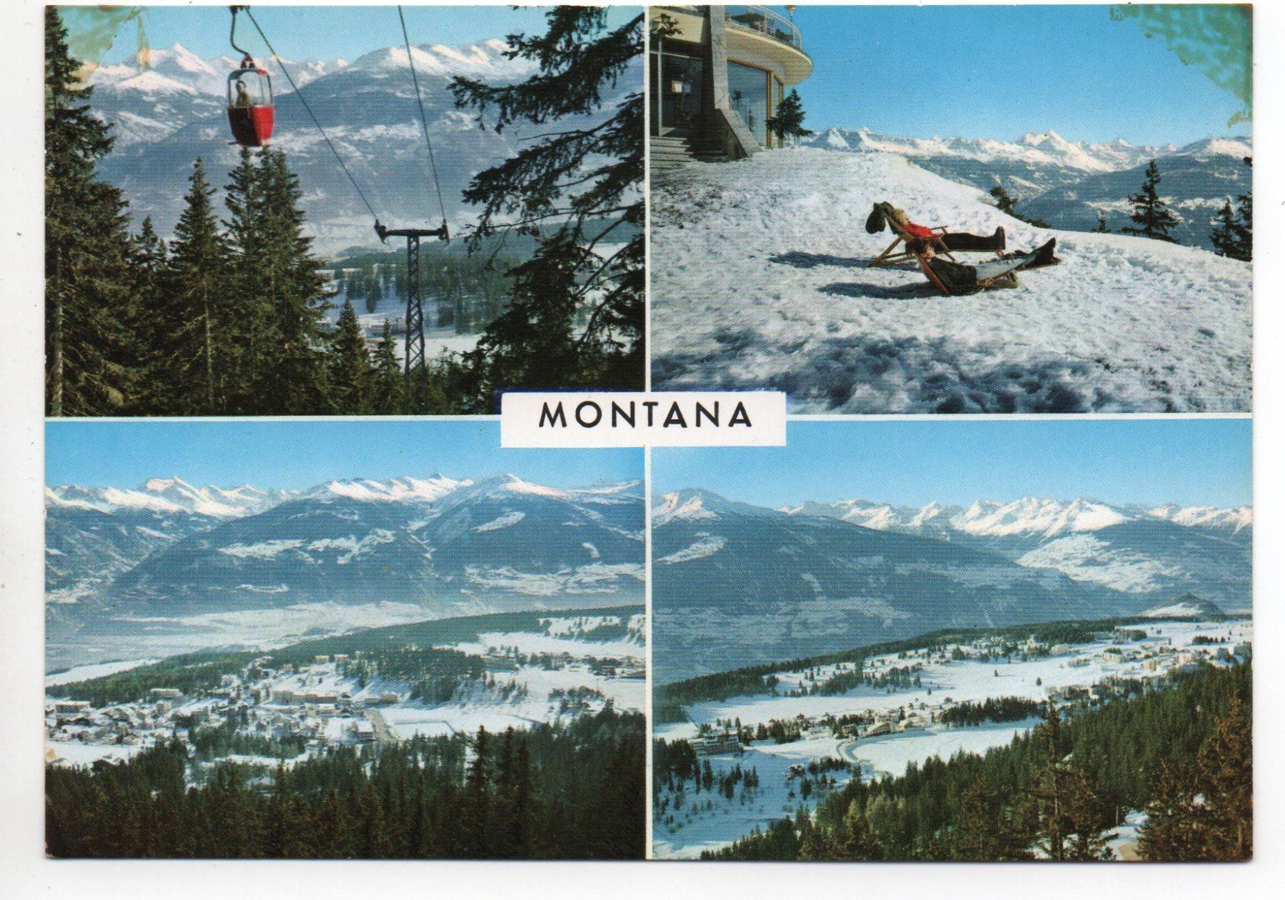 Ansichtskarten: MONTANA Gondelbahn – Neu (gemäss Beschreibung) aus Jona von philajona