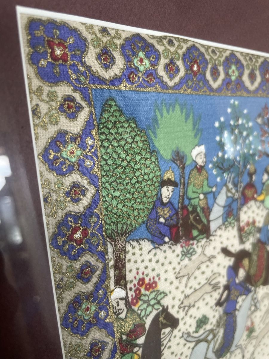 Dipinti: Tableau Ancien Tissu Persan – Usato da Vallamand venduto da Bricbracbroc82 2