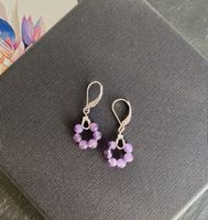 boucles d’oreilles argent 925 et améthystes