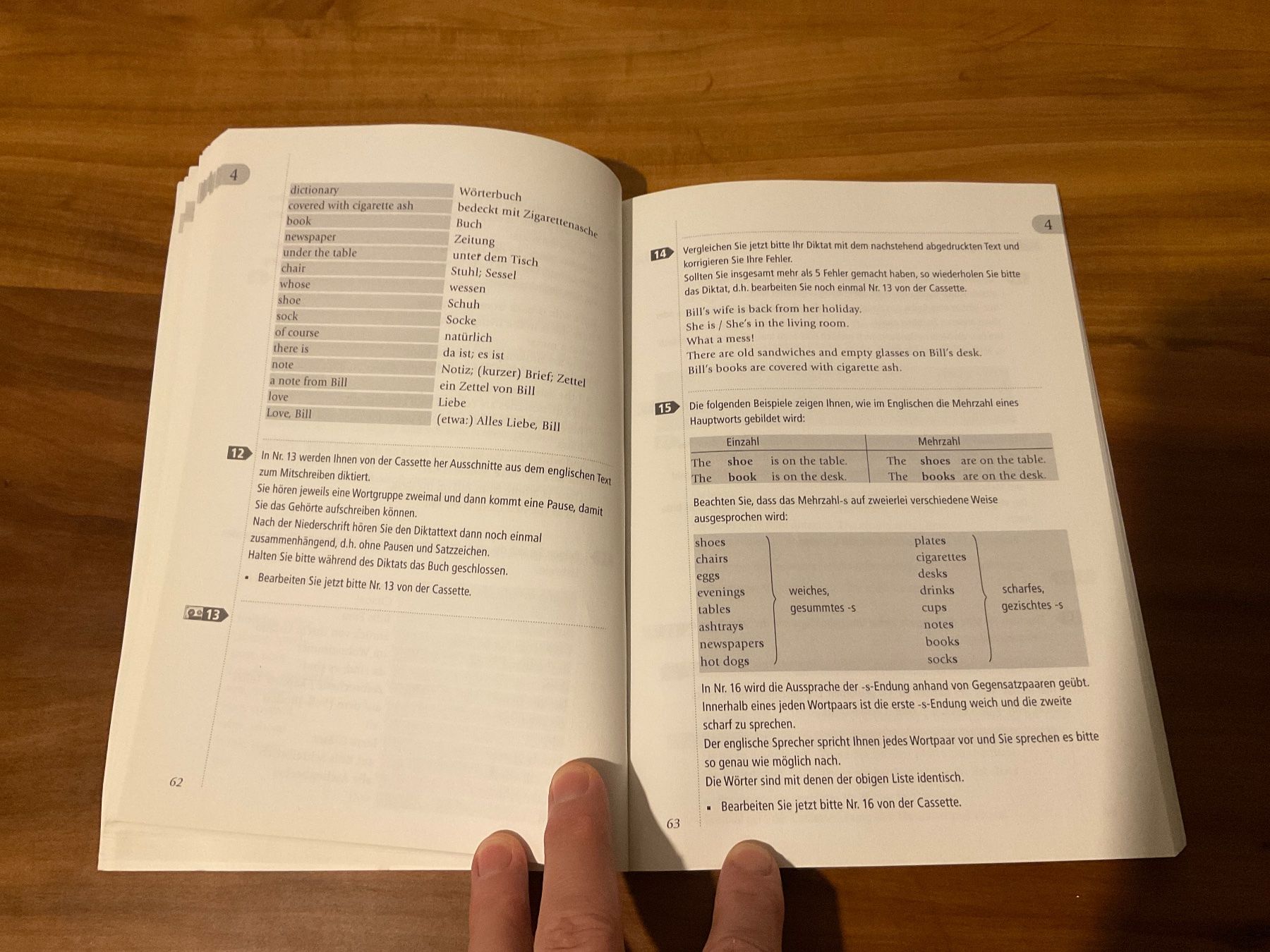Bücher: Englisch Schnellkurs: Buch mit 3 Kassetten – Gebraucht aus Wetzikon ZH von CZ. 4
