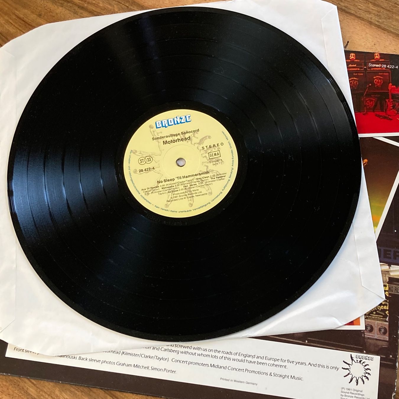 Dischi in vinile: Motörhead - No Sleep 'til Hammersmith, LP – Usato da Bern venduto da Ntsamina 2