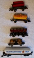 Lot de 5 wagons marchandises Marklin