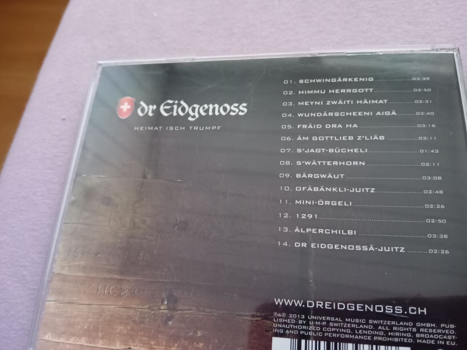 CDs: CD dr Eidgenoss, Heimat isch Trumpf – Gebraucht aus Witterswil von hele04 1