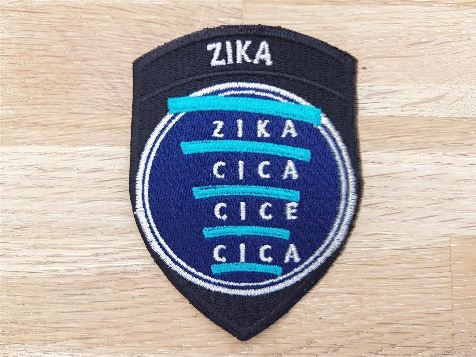 Placchette & Badge: Badge ZIKA CICA CICE – Usato da Erlinsbach venduto da S700