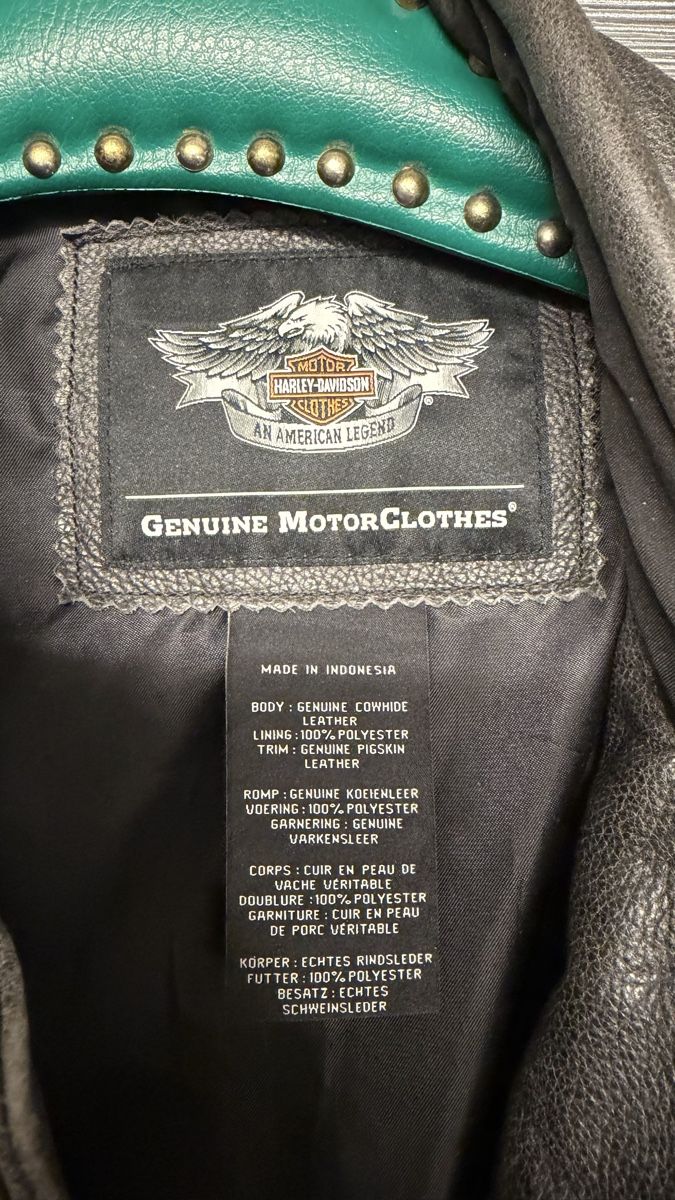 Harley-Davidson Giacche: Original Harley-Davidson Motorradjacke Cowhide Biker – Usato da Bauma venduto da Urklang 1