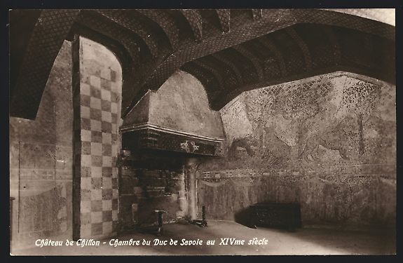 Ansichtskarten: Chillon, Château de Chillon, Chambre du – Gebraucht aus Berlin von bartko-reher