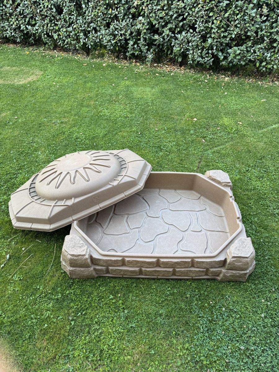 Sabbiera per bambini: Step2 Naturally Playful Sandkasten – Usato da Interlaken venduto da fbnscl