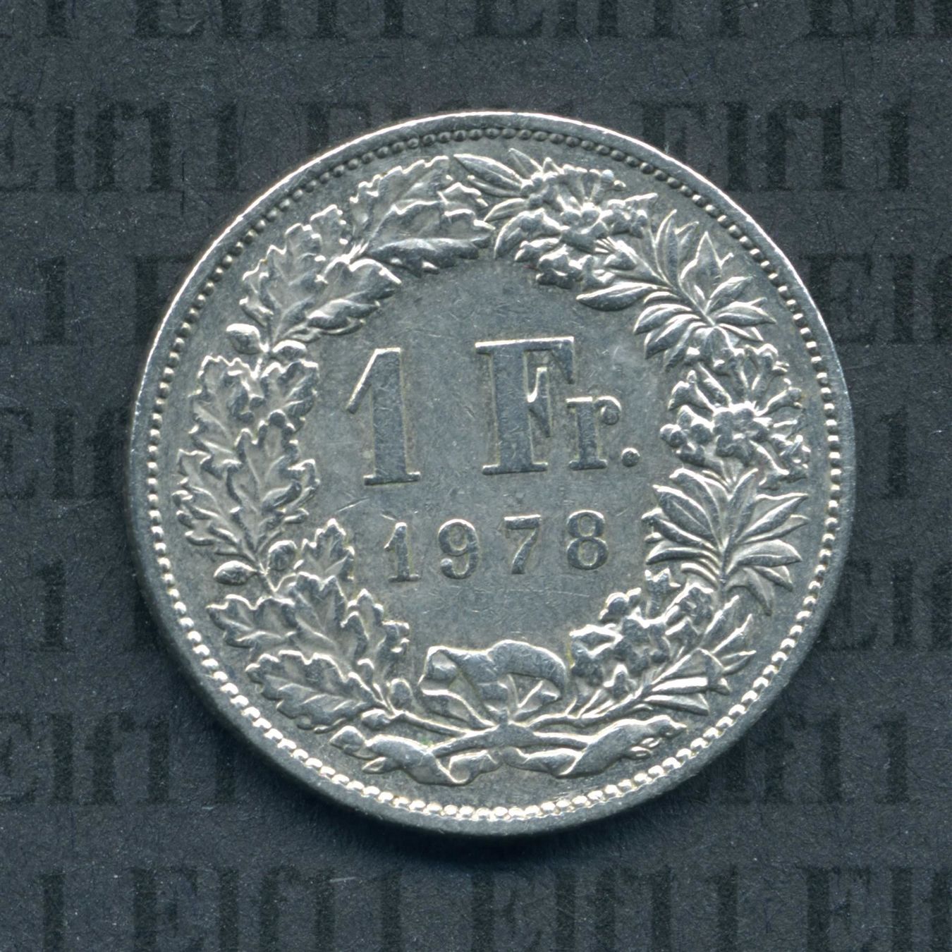 Tutti le monete: CHF___1.00 1978 -vz 1 Franken – Usato da Widnau venduto da Elf11