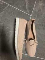 Leichte Loafers Damen Gr. 39 Rosa Sommer Nappaleder Imitat