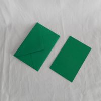 Mini Karten & Couverts Tannengrün
