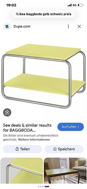 Ikea Tische: Ikea baggboda couchtisch – Neu (gemäss Beschreibung) aus Dübendorf von rocki07