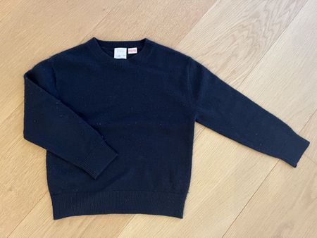 Boys Sweater Navy Blue Size 110 cm Cashmere 100%
