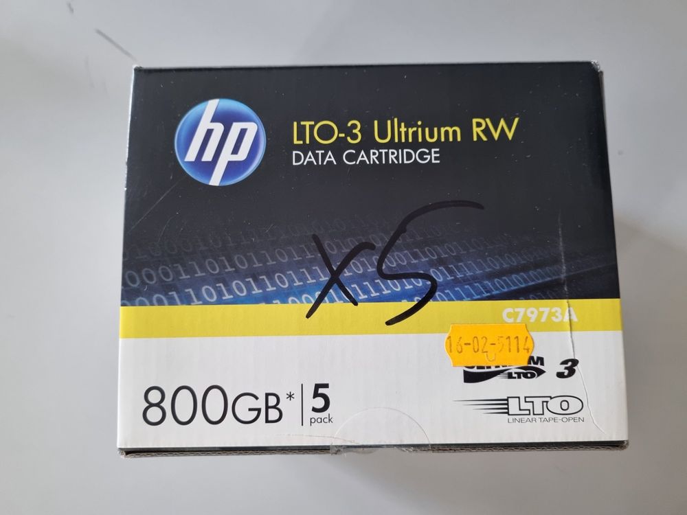 HP LTO Ultrium 3 400/800 GB (5er Pack) (Neu und originalverpackt) in ...
