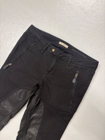Burberry Hose/Jeans skinny schwarz Leder Clipstone 28
