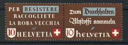1942, Altstoffverwertung, Paar waagrecht i/d **