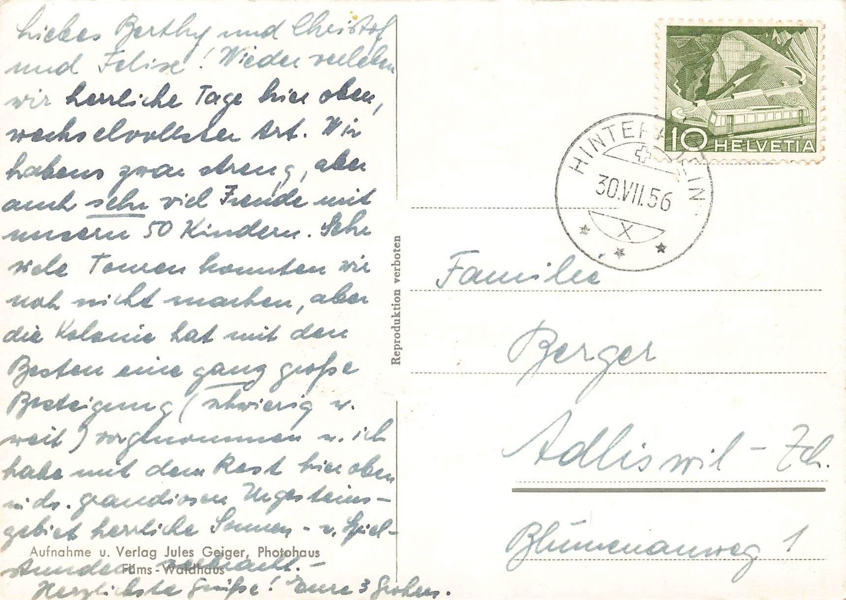Cartoline postali: San Bernardino ospizio – Usato da Biasca venduto da Blenio71 1