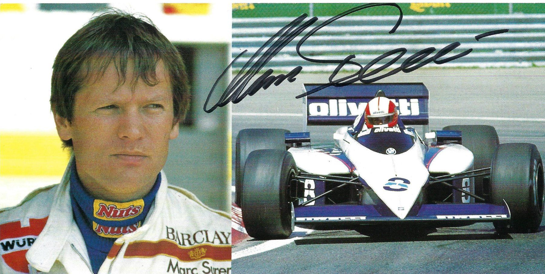 Autografi: Marc Surer, Formel 1 – Usato da Aarburg venduto da Hktm