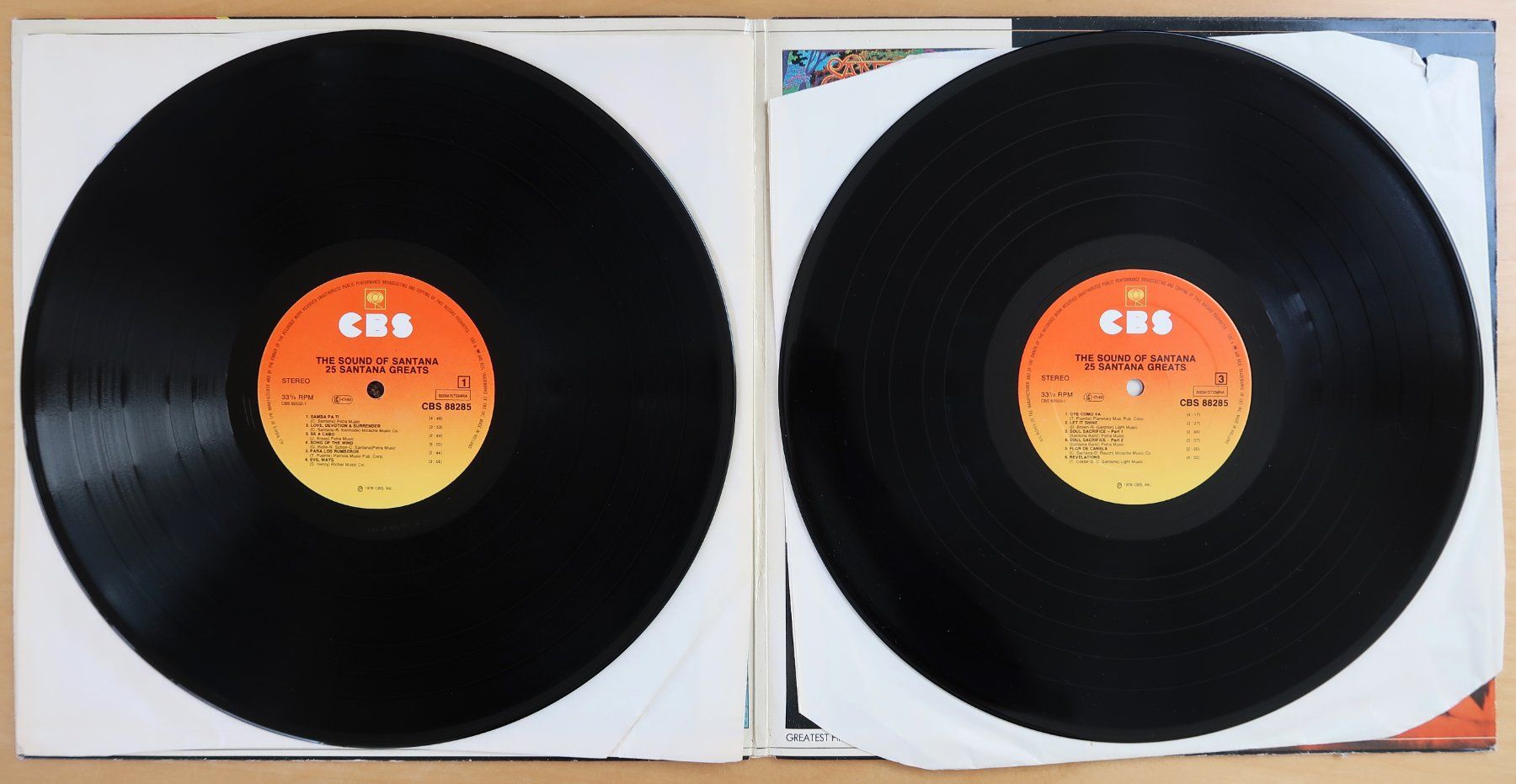 Dischi in vinile: SANTANA - 25 HITS (2 LP VG) – Usato da Hedingen venduto da Studers 3
