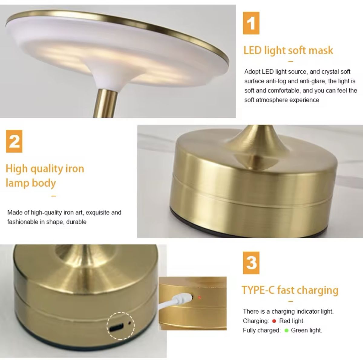 Lampade: Edle Tischlampen – Nuovo e nell'imballaggio originale da Flawil venduto da swisstrendshop 3