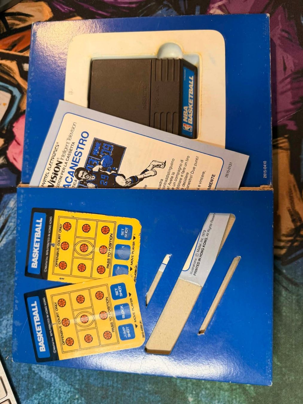 Giochi: Basketball Mattel Intellivision – Usato da Giubiasco venduto da Ticinerd 2