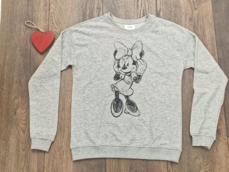 Disney Pullover Minnie Maus grau Grösse XS guter Zustand