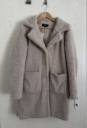 Winter Teddy Mantel Gr. 38 CLARINA COLLECTION kaum getragen