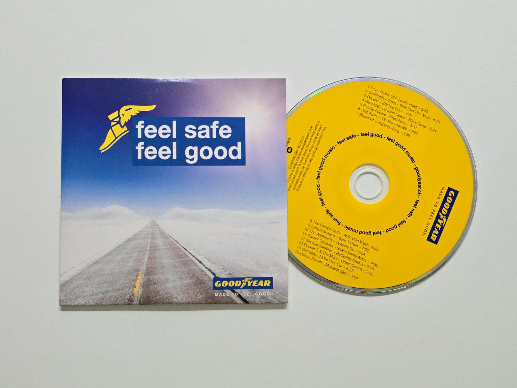 CD: CD Goodyear feel safe feel good 2001 – Usato da Dättlikon venduto da Wundertuete_
