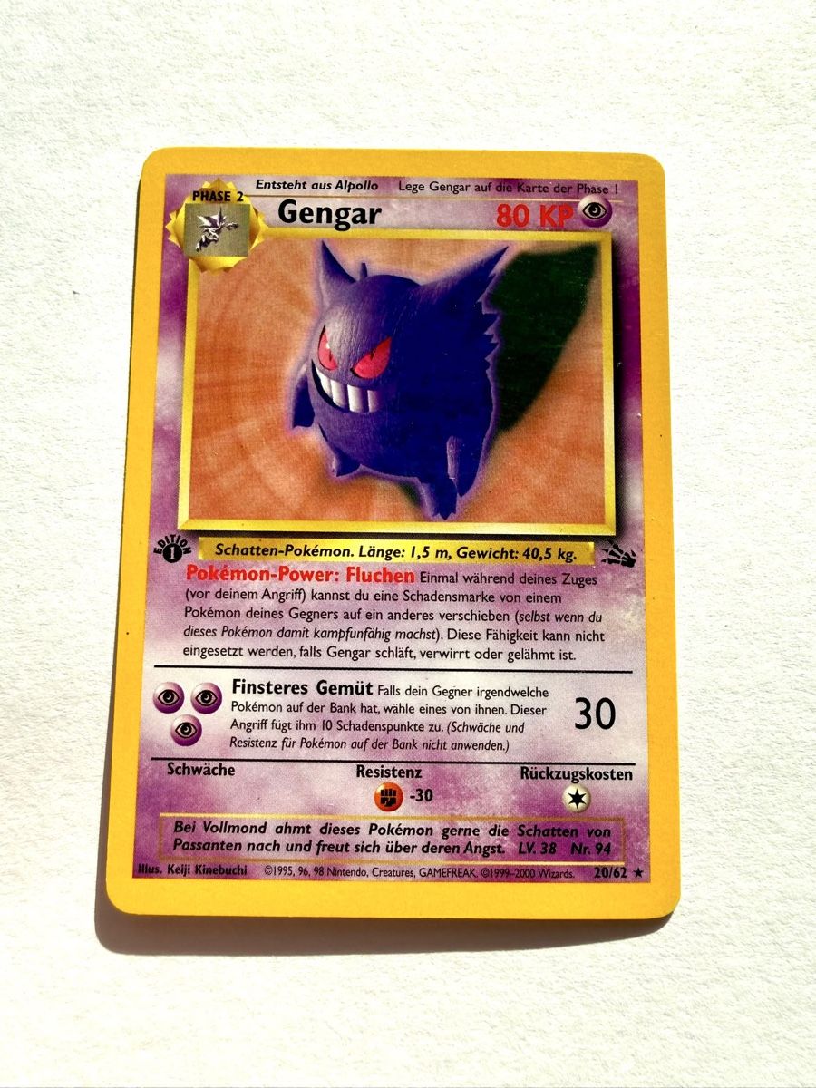 Pokémon Cartes à collectionner: Pokémon Gengar / DE – D'occasion à Läufelfingen par Seraphim13
