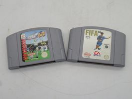 Nintendo 64 ISS 64 + FIFA 64 Spieleset
