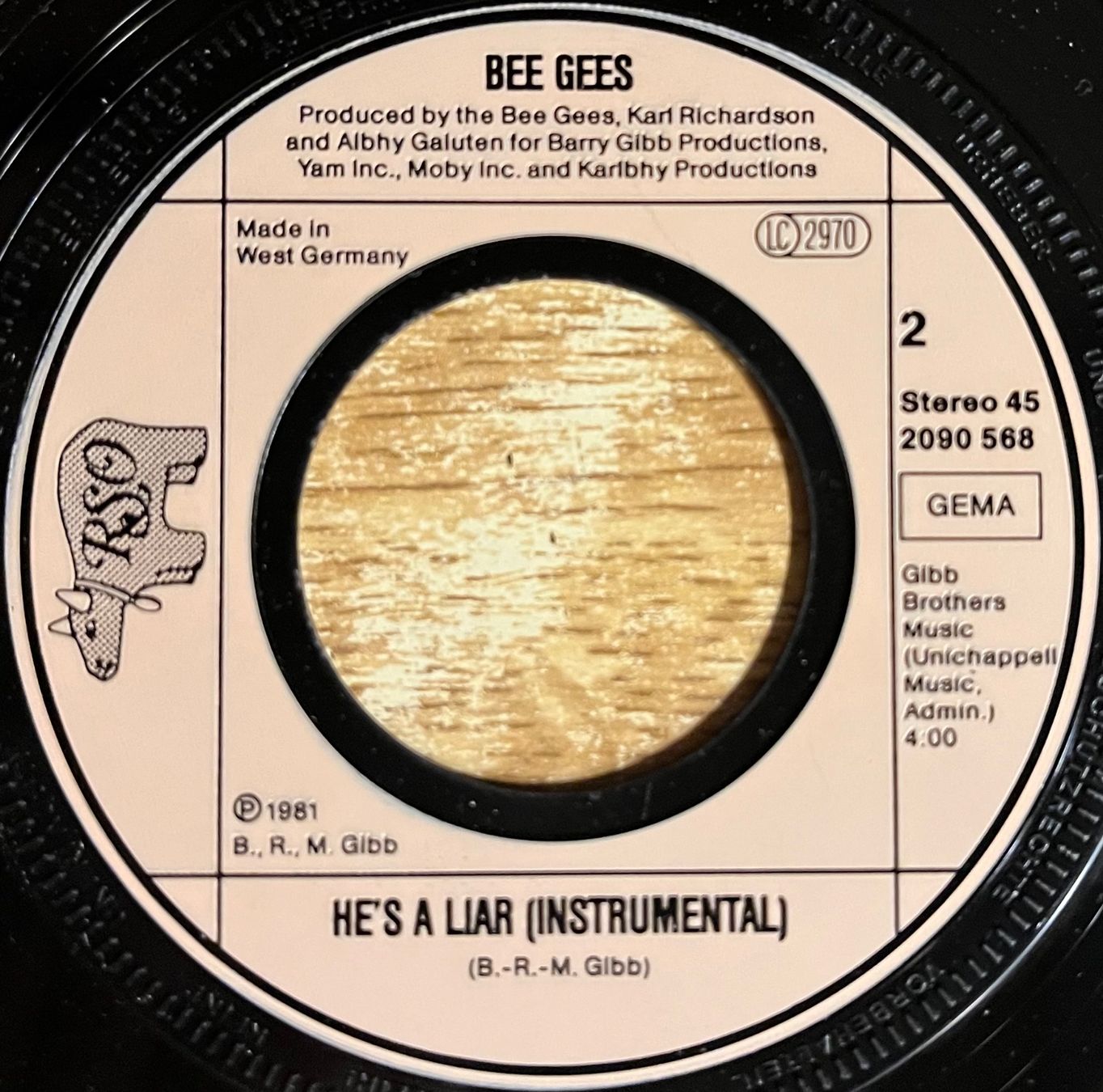 Dischi in vinile: BEE GEES - HE'S A LIAR – Usato da Bussigny venduto da vinyl-pas-cher 3