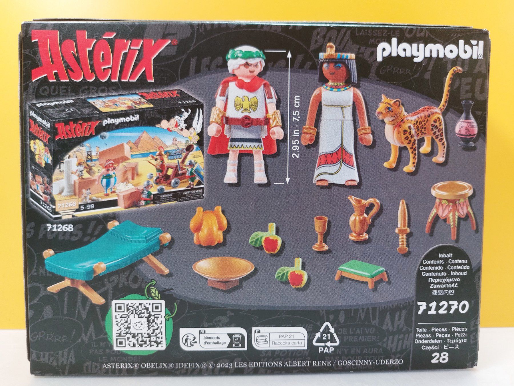 Playmobil Giocattoli: PLAYMOBIL Asterix 71270 Cäsar und Kleopatra - NEU – Nuovo e nell'imballaggio originale da St.Gallen venduto da TinasBauundSpiel 1