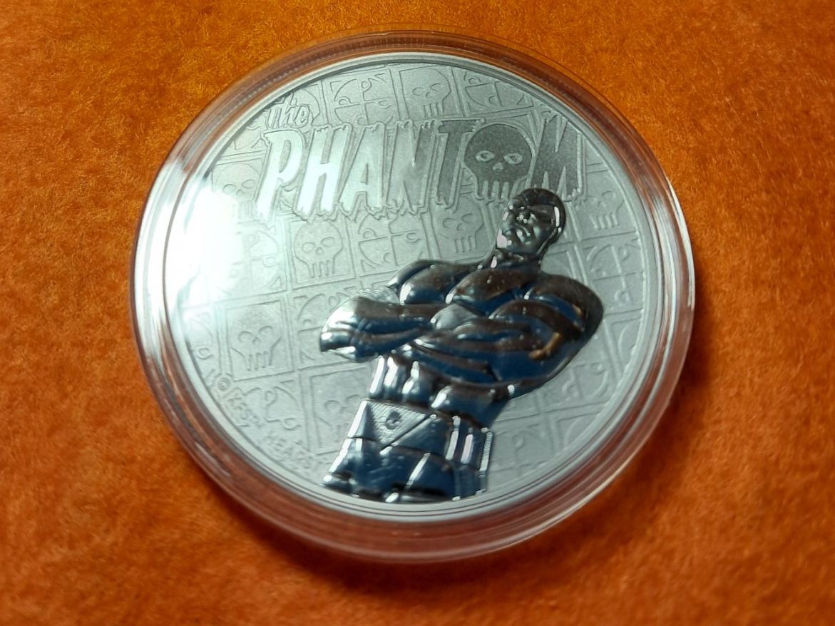Alle Münzen: PHANTOM 1 OZ UNZE SILBER 999 TUVALU 2022 – Neu und originalverpackt aus Trübbach von Adam123456 2