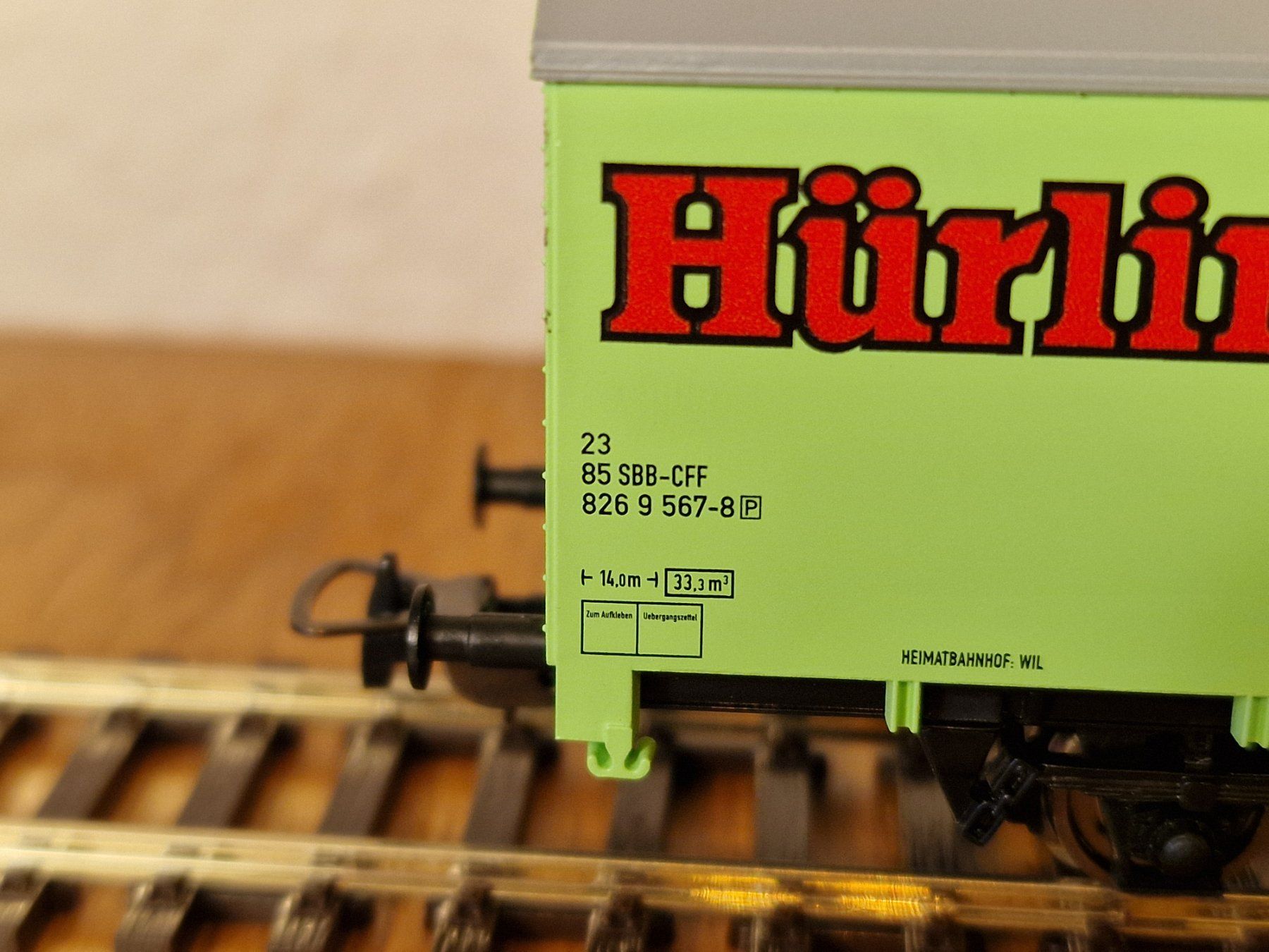 Piko Modellini di ferrovie: SBB Hürlimann Güterwagen H0 – Usato da Matten b. Interlaken venduto da lor_hr9w 3