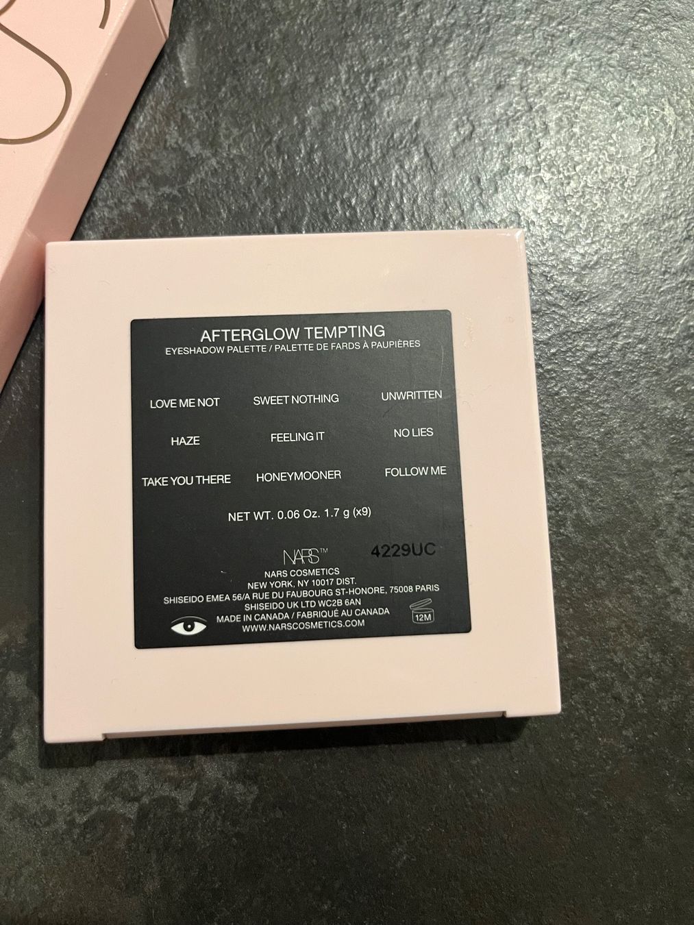 Nars Make-up: Nars afterglow tempting eyeshadow palette new – Nuovo e nell'imballaggio originale da Bôle venduto da lau_wc66 3