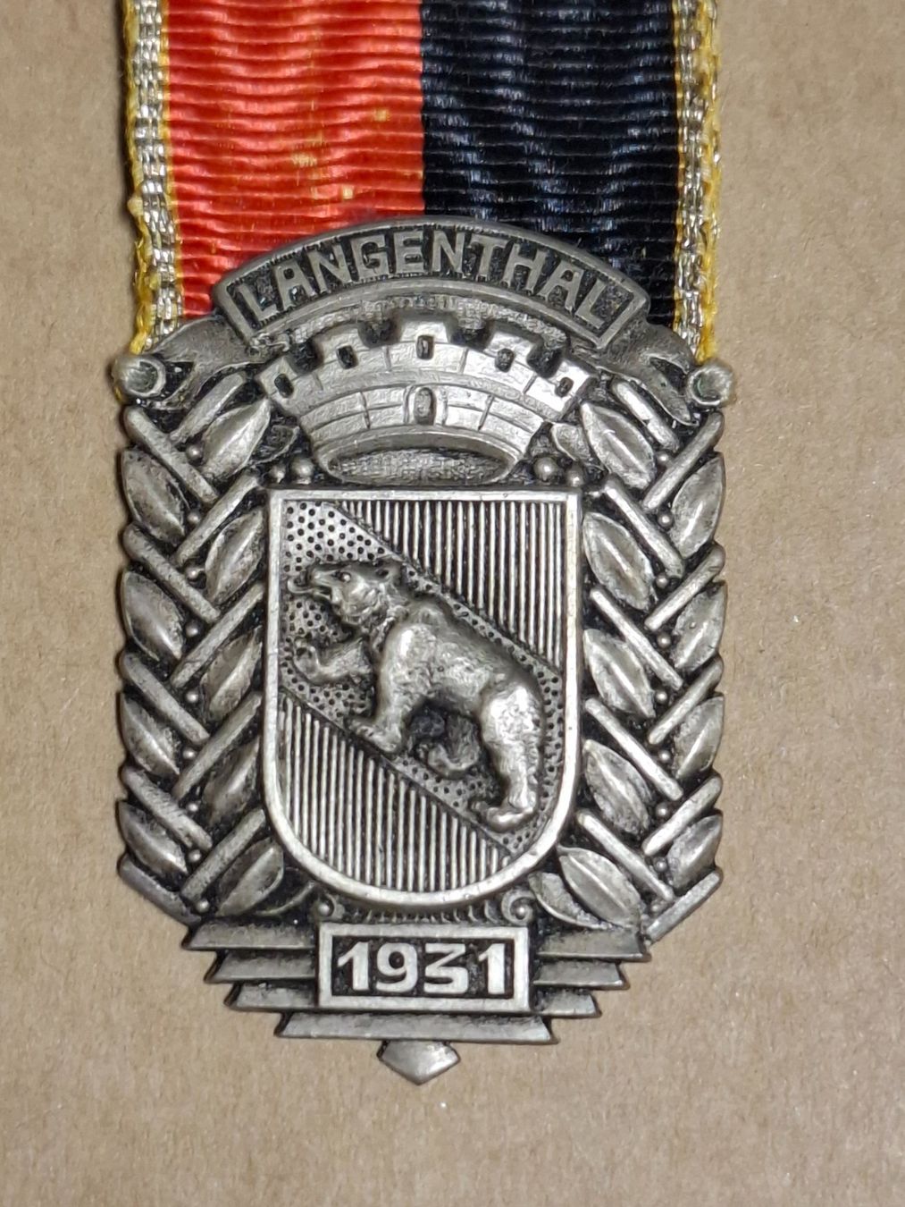 Medaillen: Langenthal 1931 (D457) – Gebraucht aus Schwanden GL von Suvorov
