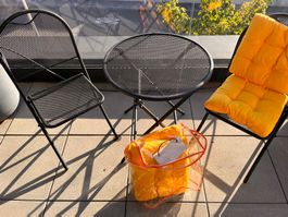 Gartenmöbel Klappbar inkl. Kissen