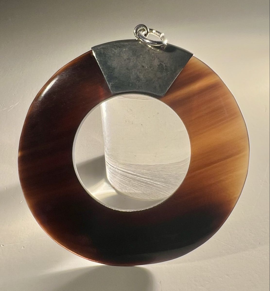 Anhänger: Pendentif vintage corne et argent 925 – Gebraucht aus Genève von DELIRBEADS 1