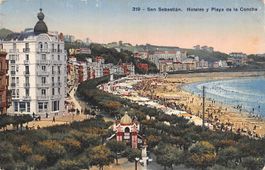 San Sebastian, Strand und Hotels