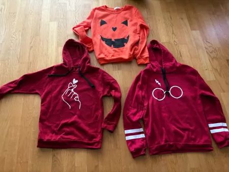 Pullover & 2 Hoodie für Mädchen Gr. S