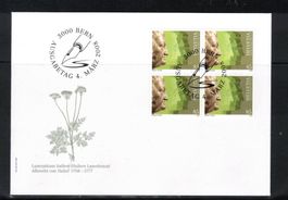 2008  FDC 4er Albrecht von Haller  aus ABO