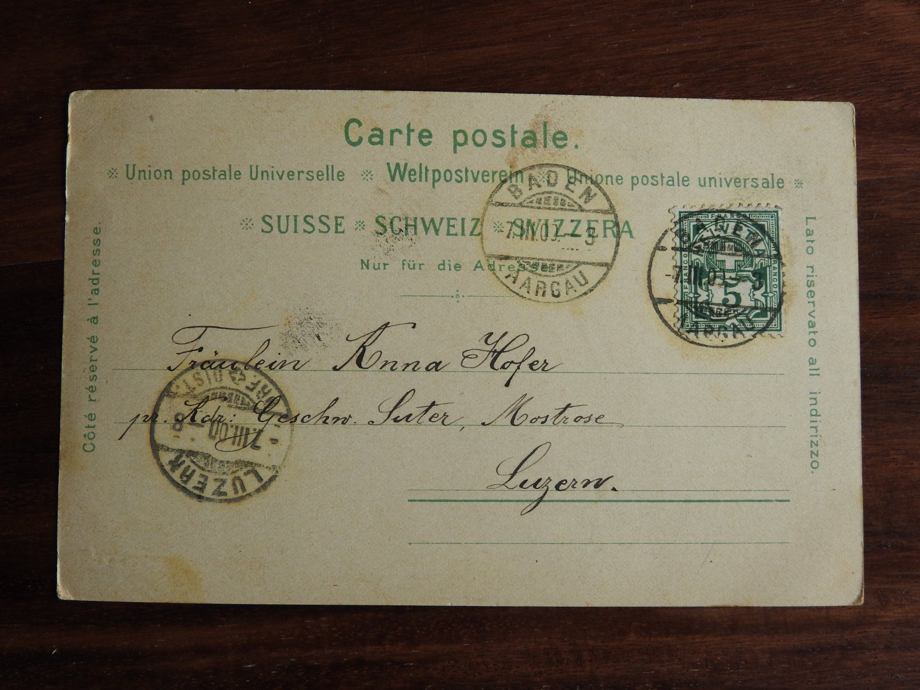 Cartoline postali: Gruss aus Baden, schöne AK – Usato da Rain venduto da 999-800-K 1