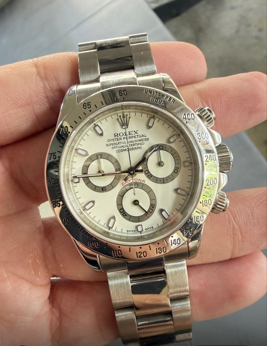Rolex Orologi: Rolex Daytona Ref.: 116520, Light Cream – Usato da Chur venduto da lucretiawatches